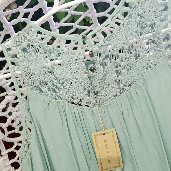 Doe & Rae Shift mini Sleeveless dress 👗 Sz.M - Picture 6 of 9